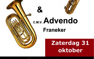 Duoconcert Advendo en Wilhelmina – Easterein 31 oktober