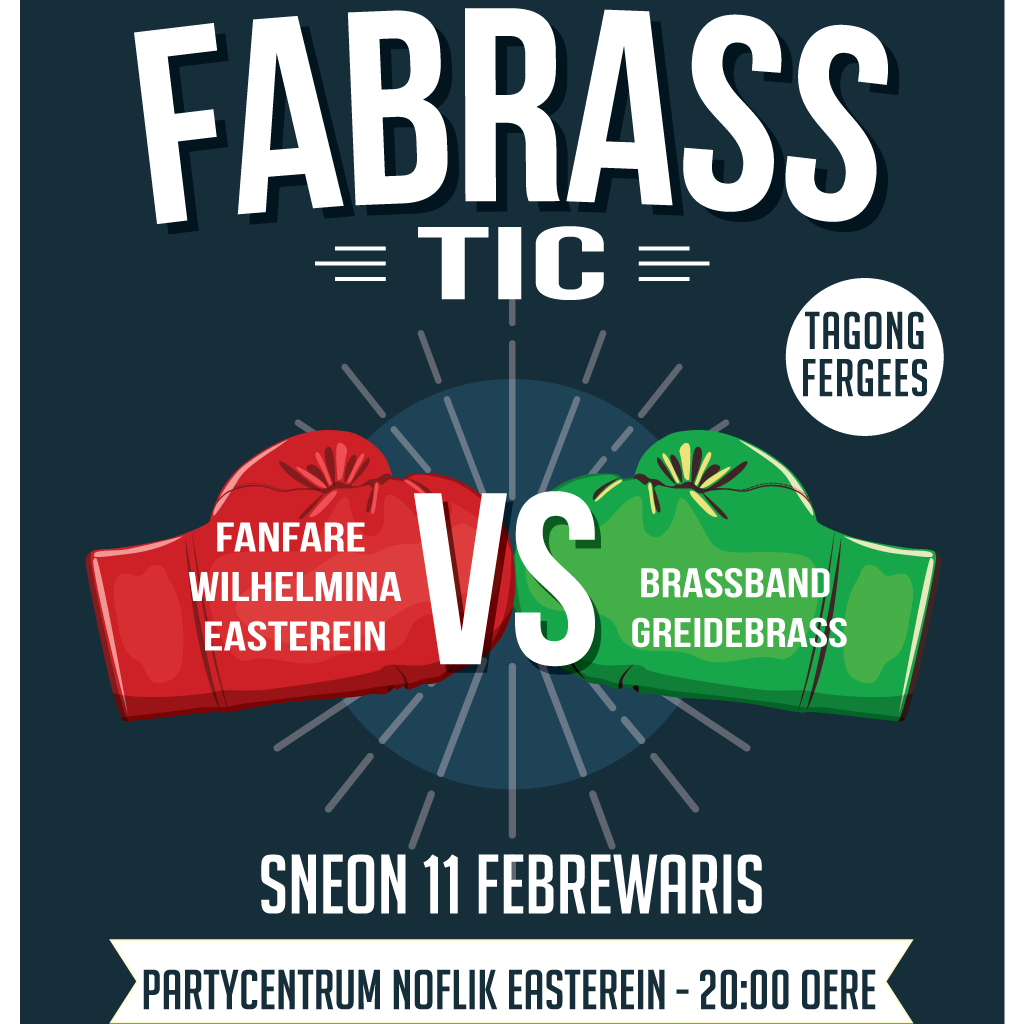 FABRASStic zaterdag 11 februari 20:00 uur Easterein