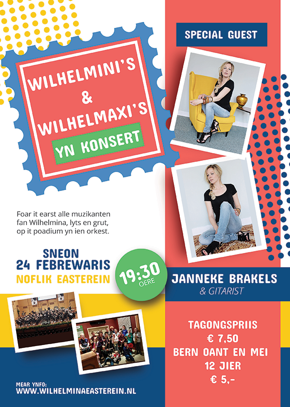 Wilhelmini’s en Maxi’s in concert met Janneke Brakels