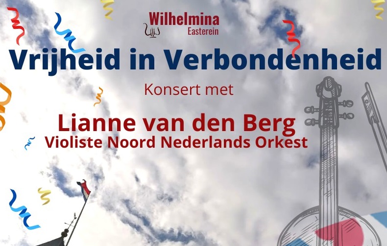 Bevrijdingsconcert 22 mei met violiste Lianne van den Berg NNO