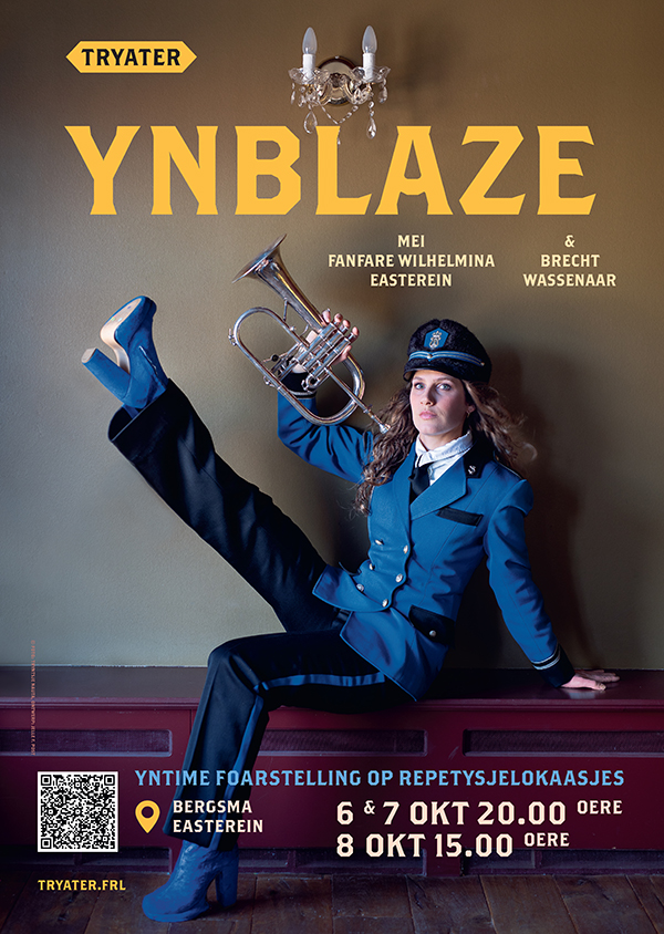 Ynblaze – Tryater op 6, 7 en 8 oktober in Bergsma Easterein