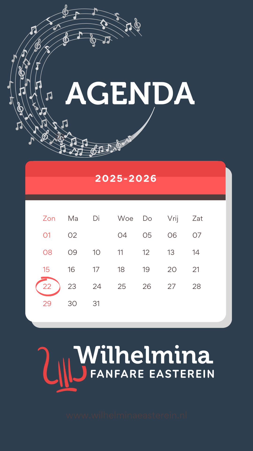 Agenda Wilhelmina 25-26
