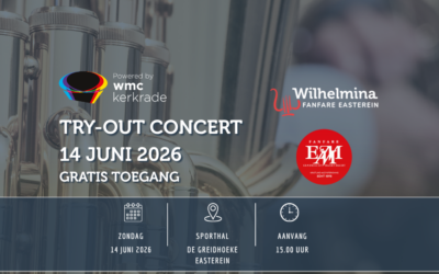 WMC Try-out | zondag 14 juni in Easterein
